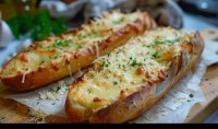 Cheese Loaded Garlic Bread Toastie