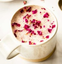 Cold Coffee With Rose Flavors