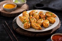 Corn Cheese Momo (Fried)