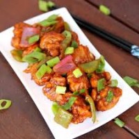 Veg. Mushroom Chilly.