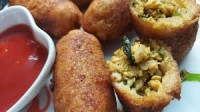 Kheema Chicken Roll