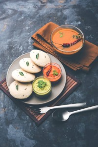 Idli Chutney Sambar