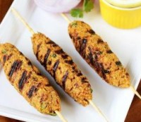 Veg seekh kabab